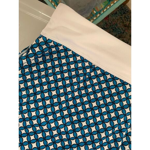 Callaway True Sculpt Opti-Dri Blue Geo Wrap Golf Skort NWOT with beautiful - Picture 4 of 9